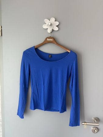 T-shirt manches longues Shein bleu petite M 