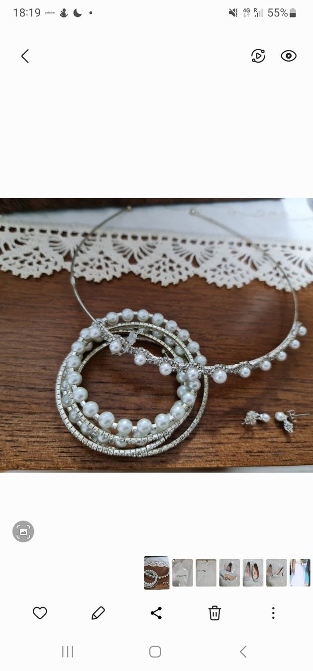 JJ’s House Kleider: Hochzeitkleid/ schmuck/ Schuhe – Gebraucht aus Mörel von camasaro 2
