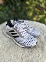 ADIDAS DAMEN SNEAKER Gr. 37 1/3 (Weiss / Schwarz / Grau - Bo