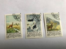 briefmarken FL 1986, gestempelt