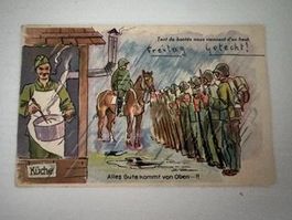 ALTE MILITÄRPOSTKARTE