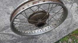 VORDERRAD HALBNABE 1950 BSA B31 ZB31 B33 ZB33 500 GOLDSTAR
