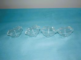Glasi Hergiswil, 4 Stk. Schwimmer aus Glas für Teelichter