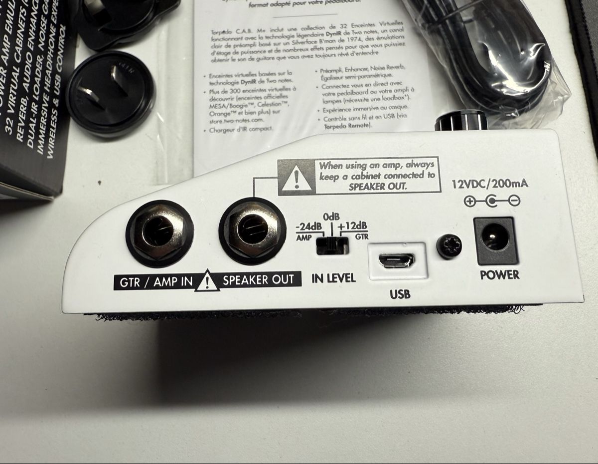 Strumenti musicali: Two Notes Torpedo C.A.B. M+ – Usato da Coinsins venduto da DrDaktari 5