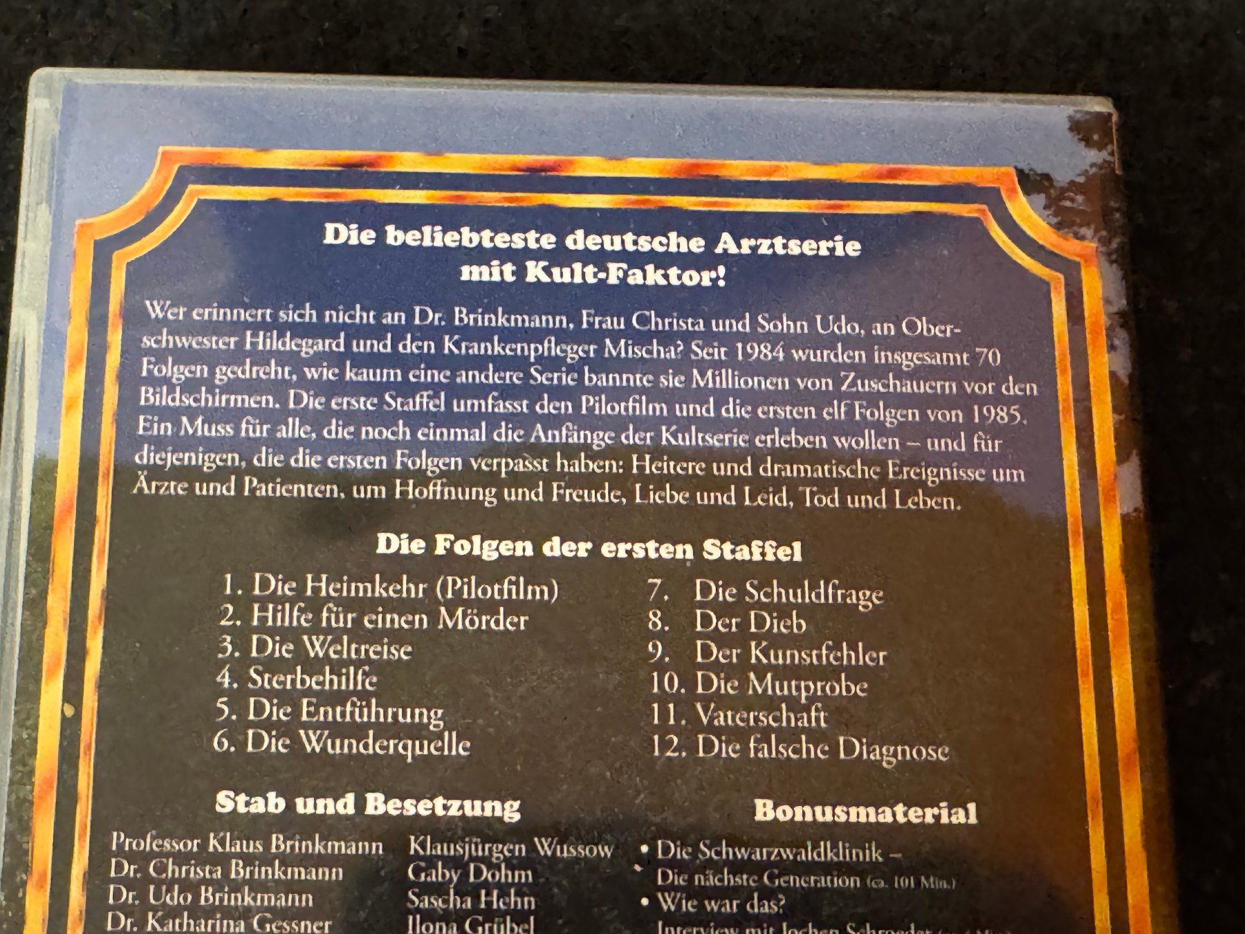 Tutti i DVDs: Die Schwarzwaldklinik Staffel 1/4 DVD's DE – Usato da Fribourg venduto da tschjoly 2