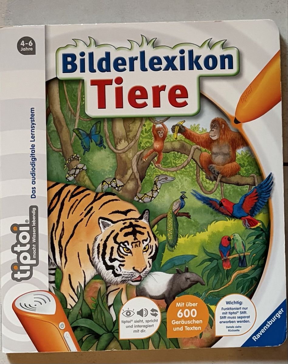 Tiptoi Giochi: Tiptoi Bilderlexikon Tiere – Usato da Wichtrach venduto da angizmo