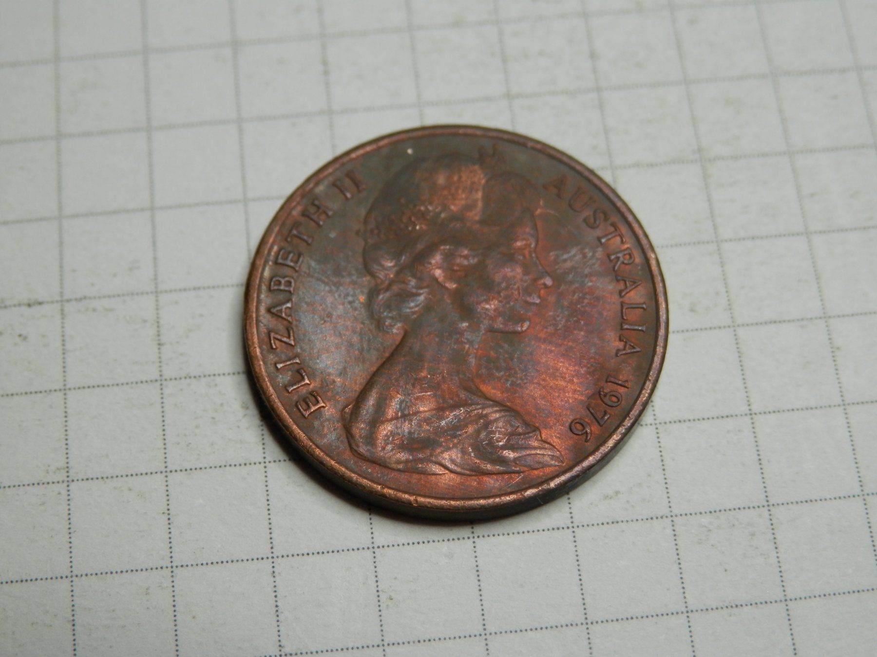 Tutti le monete: Australien 1 Cent, 1976 – Usato da Weiach venduto da weiach81