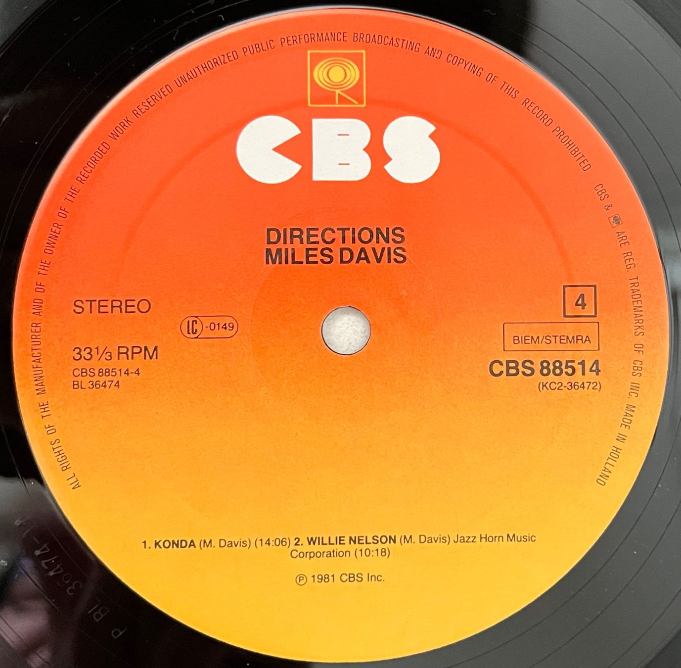 Schallplatten: MILES DAVIS - DIRECTIONS - 2 Vinyles 33 Tours – Gebraucht aus Bussigny von vinyl-pas-cher 7