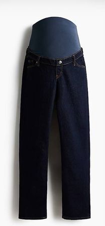 H&M Mama Straight Jeans, Grösse S, Marineblau