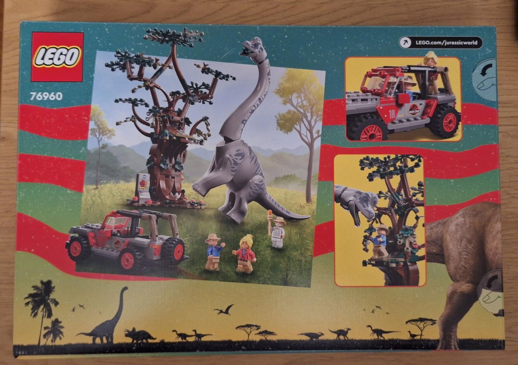 Lego Kit di costruzioni: LEGO JURASSIC PARK 76960 BRACHIOSAURUS DISCOVERY – Nuovo e nell'imballaggio originale da Genève venduto da BrickFanGe 1