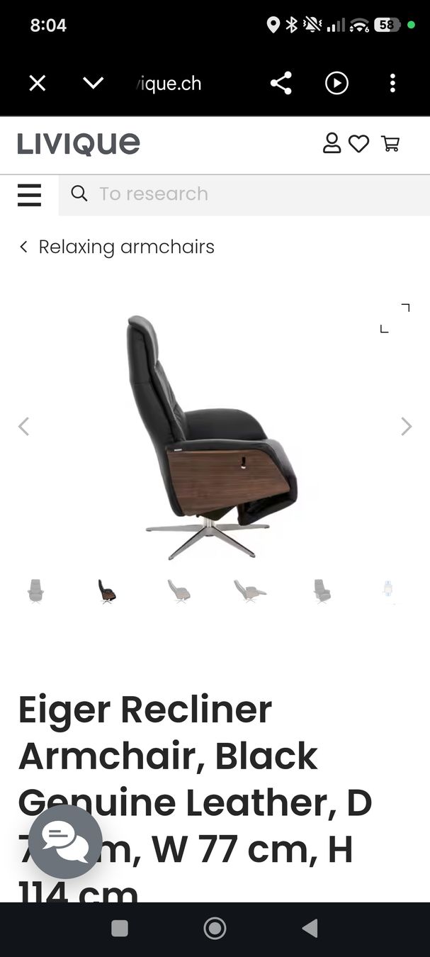 Livique Poltrone: Relaxsessel Leder – Nuovo (secondo la descrizione) da schafisheim venduto da murugg 1