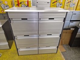 6-er Alu Briefkastenanlage ( Huber )