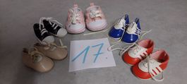 5 Paar ganz besondere Puppebschuhe 