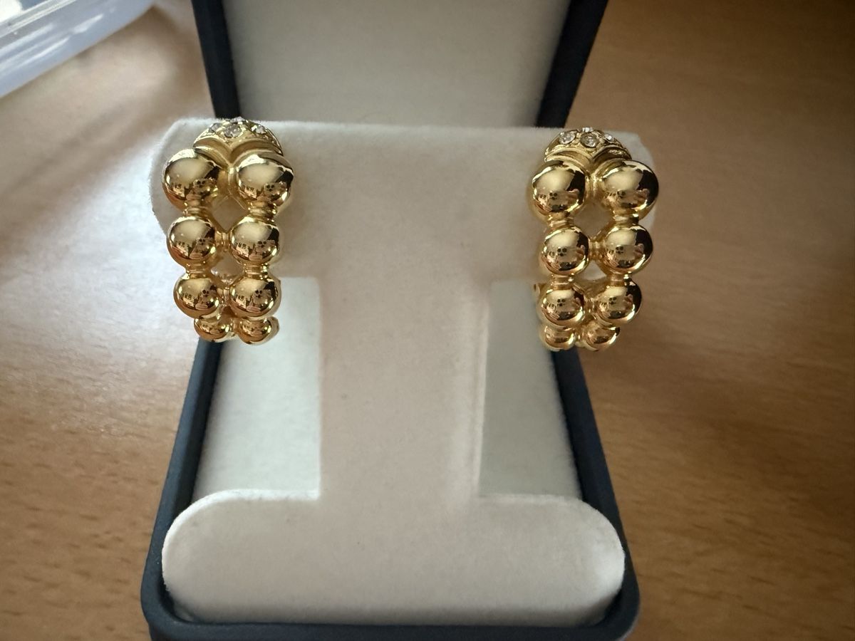 Orecchini pendenti & Orecchini a lobo: Elegante Vintage-Ohrringe Strasssteinen – Usato da Lamone venduto da LaCantinaMagica 2