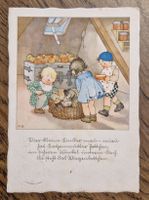 Spielende Kinder, Kätzchen 1937 a. B. Bayer, Oberwinterthur