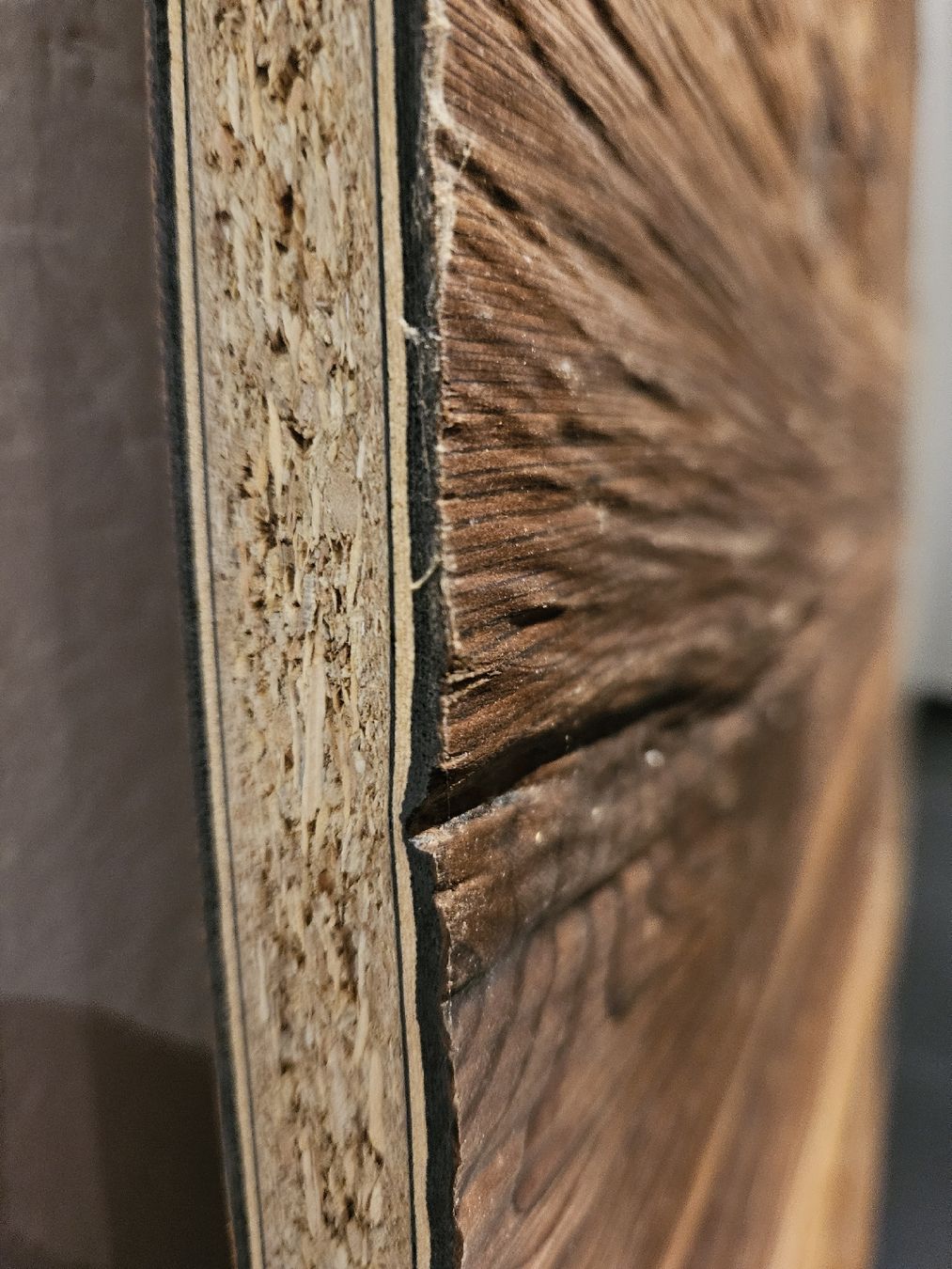 Articoli in legno: 3D Reliefplatte Echtholzfurnier Lärche geräuchert – Nuovo (secondo la descrizione) da Bertschikon Gossau venduto da simla09 2