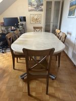 Moderner Esstisch Holz 180×90 cm – stabil, Top Zustand