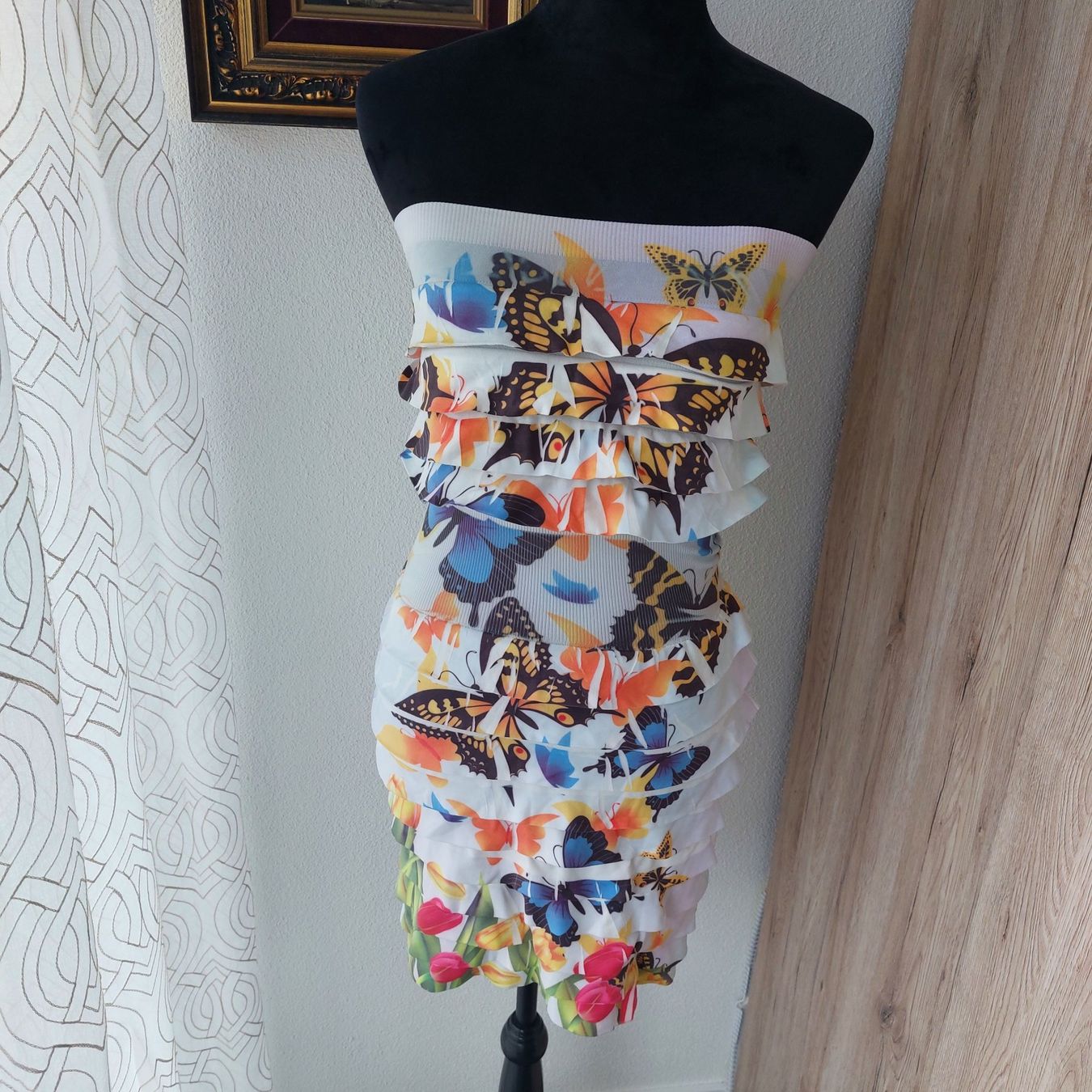 Kleider: Sommerkleid mit Schmetterlinge – Neu (gemäss Beschreibung) aus Muri AG von ReBoutique 2