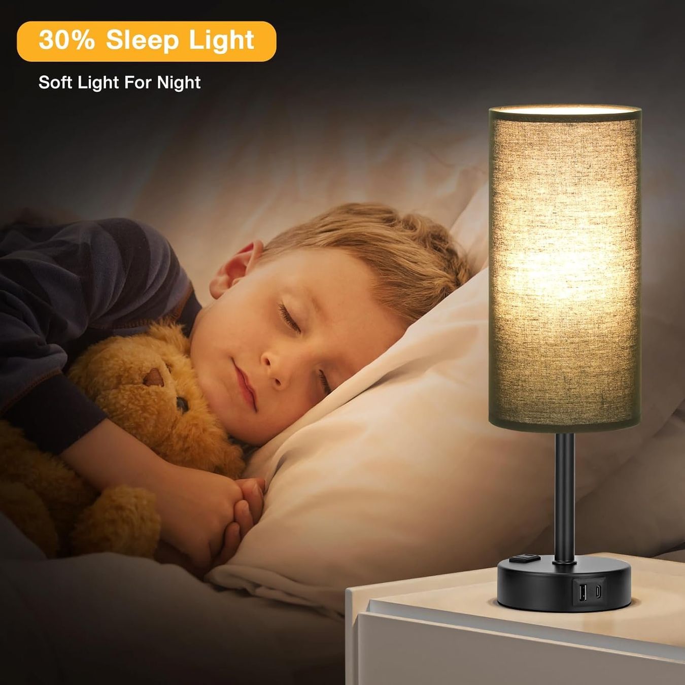 Lampade: Nachttischlampe Touch Dimmbar mit USB – Nuovo e nell'imballaggio originale da Nuglar venduto da SaleRitter 3