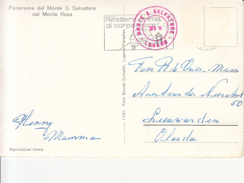 Cartes postales: Monte Rosa ca. 1950 – D'occasion à Bürglen TG par StampGraf 1