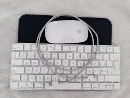 Original Apple Keyboard + Apple Mouse - Top Zustand