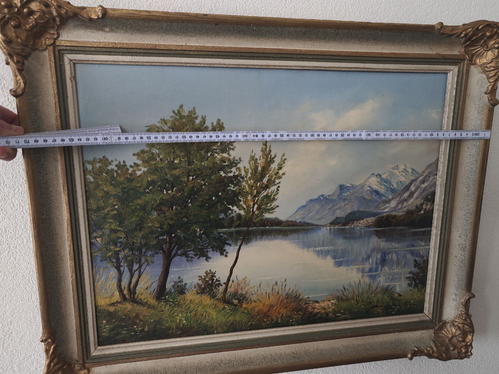 Dipinti: Ölgemälde Schweizer Landschaft, 57 x 72 – Usato da Zürich venduto da 456666 1