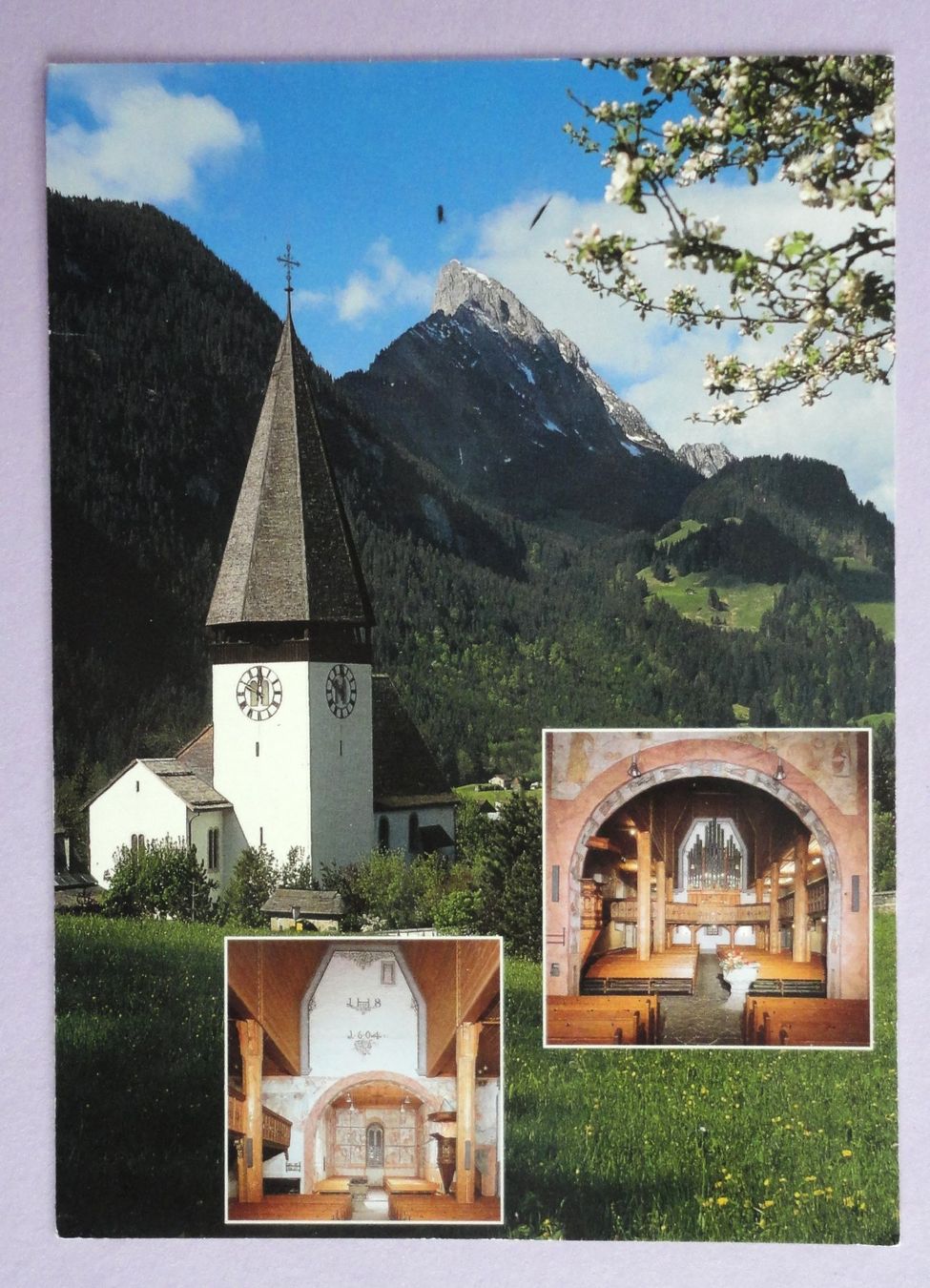 Cartoline postali: Kirche Saanen – Usato da Fétigny venduto da Billy2miny