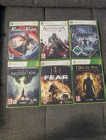 XBOX 360 Solo Spiele: AC2, Prince of Persia, FEAR, Star Wars