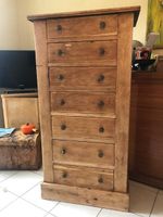 Ancien meuble semainier en bois