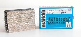 Märklin 10 M-Gleisstücke 5107 Spur H0