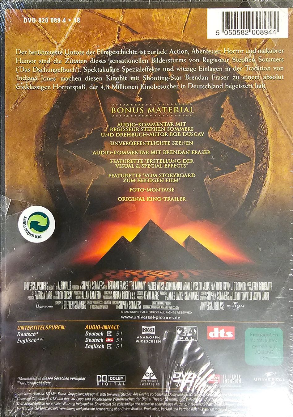 Tutti i DVDs: Die Mumie – Nuovo e nell'imballaggio originale da Wahlen b. Laufen venduto da Cg10 1