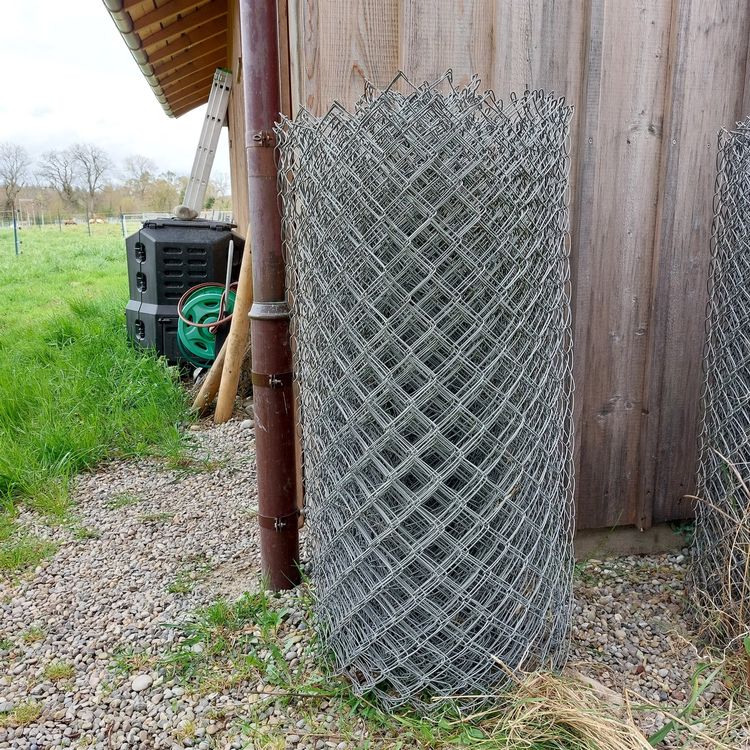 Zaunshop Maschendrahtzaun Komplettset, Anthrazit, 1,25 M Hoch, 25 M Lang