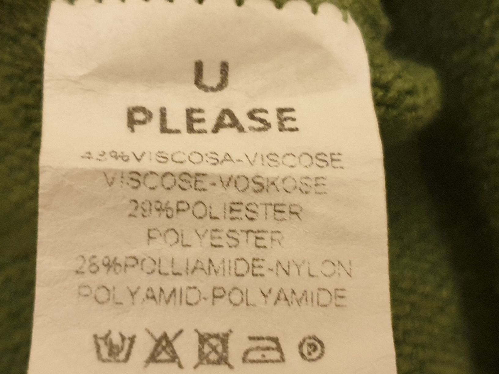Maglioni & Felpe: Pull, 38, PLEASE vert , col montant, viscose, polyester – Usato da Neuchâtel venduto da Verenas12 8
