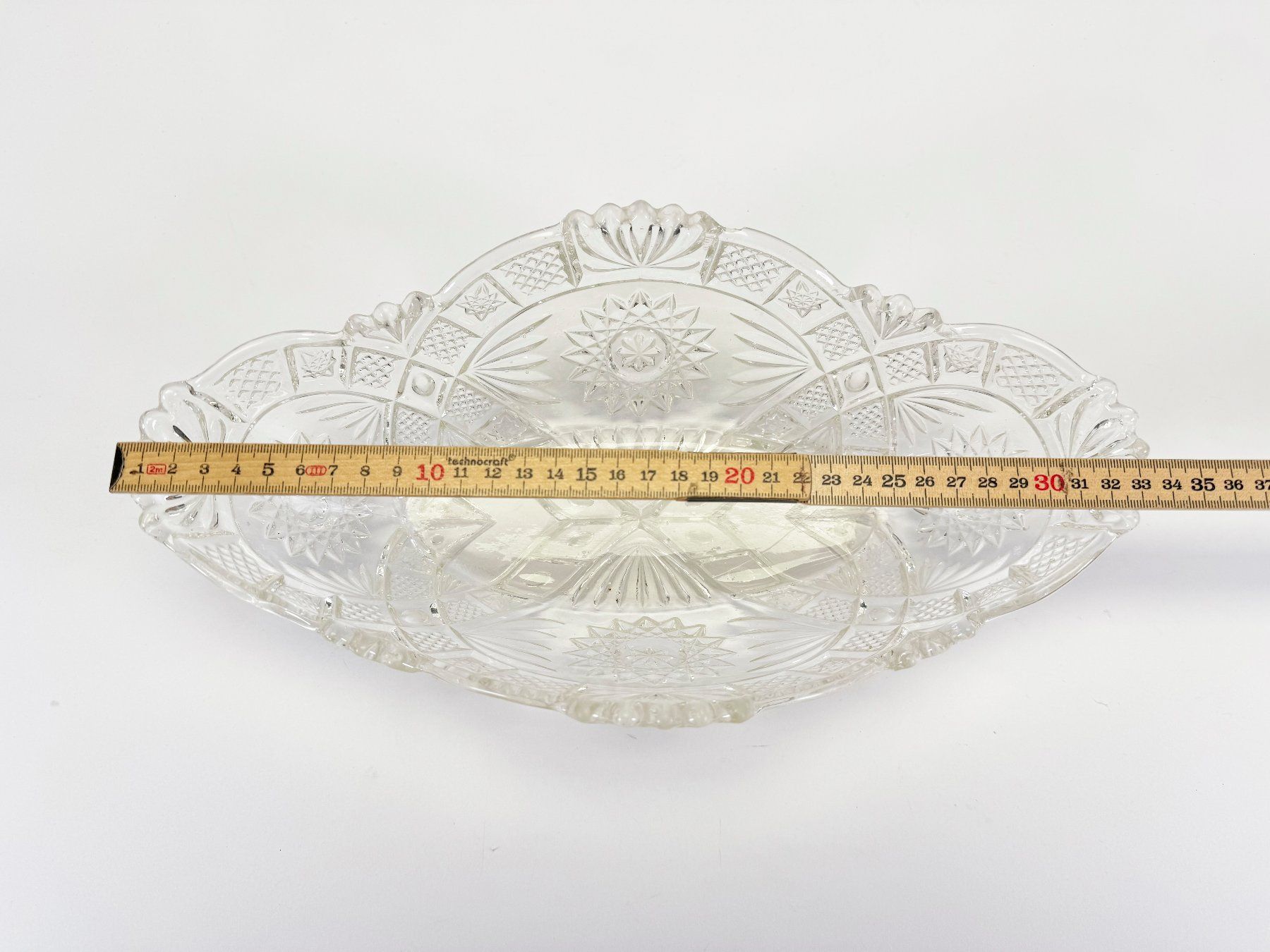Piatti di portata: Jugendstil Glas-Schale & Glas-Platte mit Schliffdekor – Usato da Winterthur venduto da Anto-Bella 4