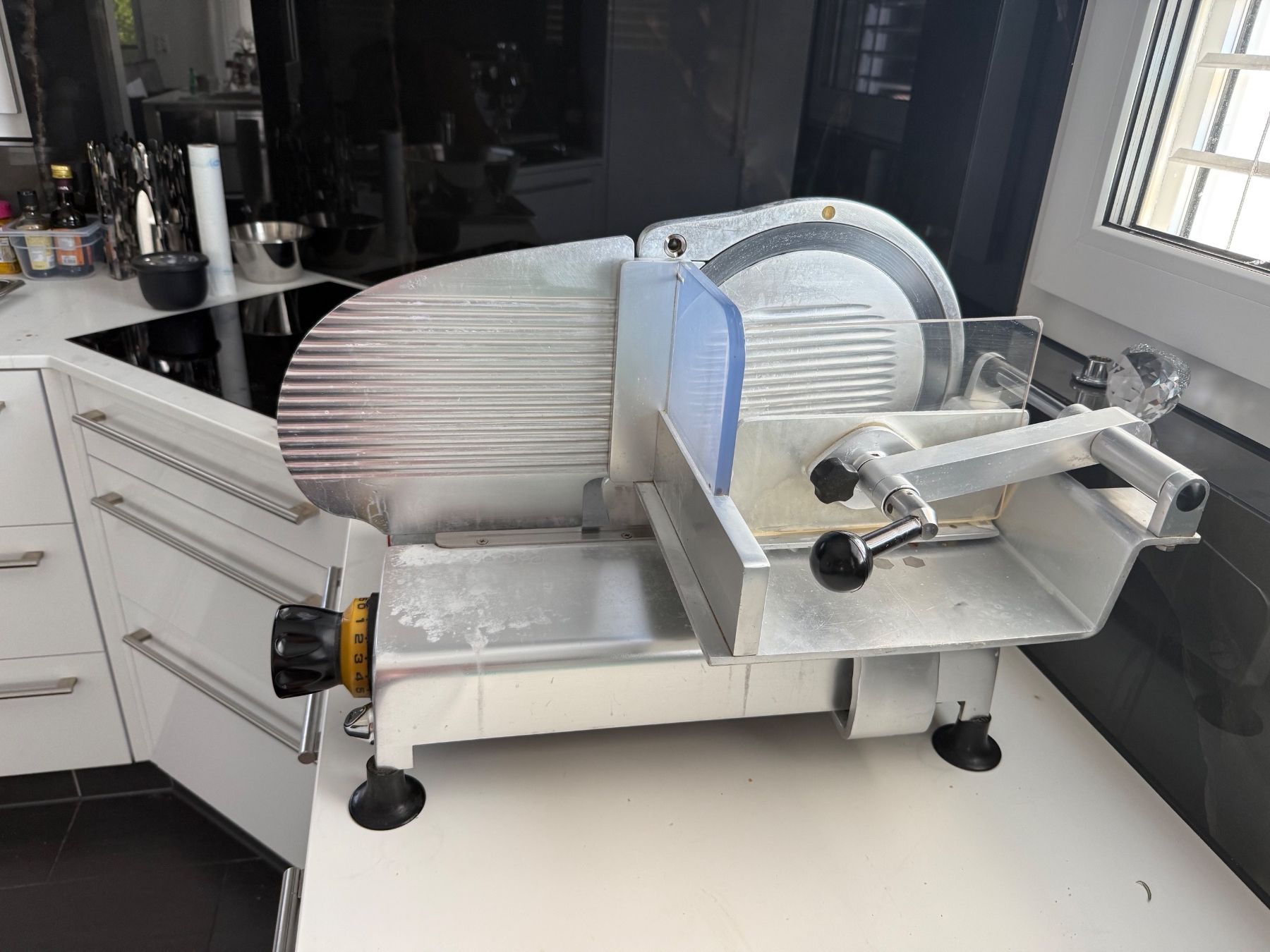 Elettrodomestici da cucina: Fleischschneidemaschine OMAS Profi – Usato da Full venduto da Hoefi60 5