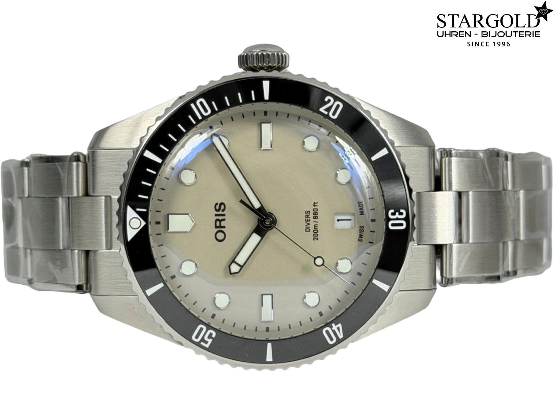 Oris Uhren: Oris Divers Date 39 - 01 733 7795 4051 – Gebraucht aus Zürich von Stargold-Uhren 4