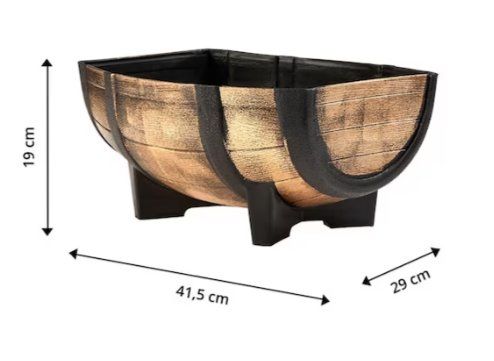Vasi per fiori: Pflanzschale "Weinfass" (41.5 cm) – Nuovo e nell'imballaggio originale da Langenbruck venduto da Gumsi 5