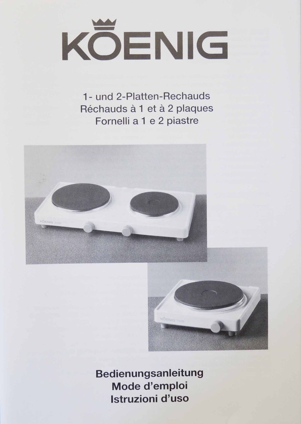 Piatti di portata: Koenig Einzelkochplatte weiss neuwertig – Usato da St. Gallen venduto da nonnobene 6