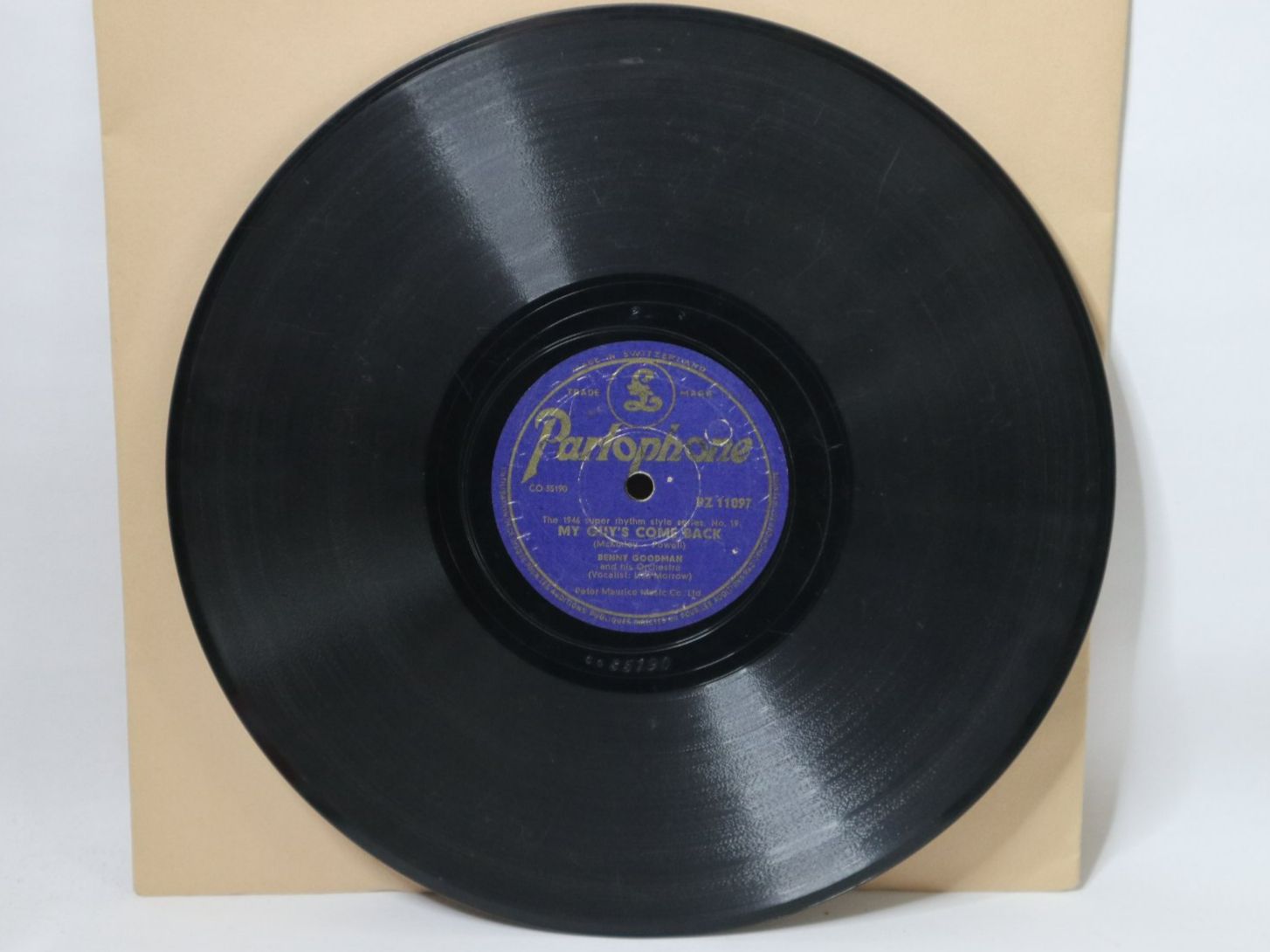 Schallplatten: Schellack Benny Goodman Just You, Just Me Schellackplatte – Gebraucht aus Eschenbach SG von Astalavista 3