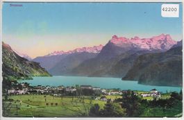 Brunnen - Generalansicht - Litho