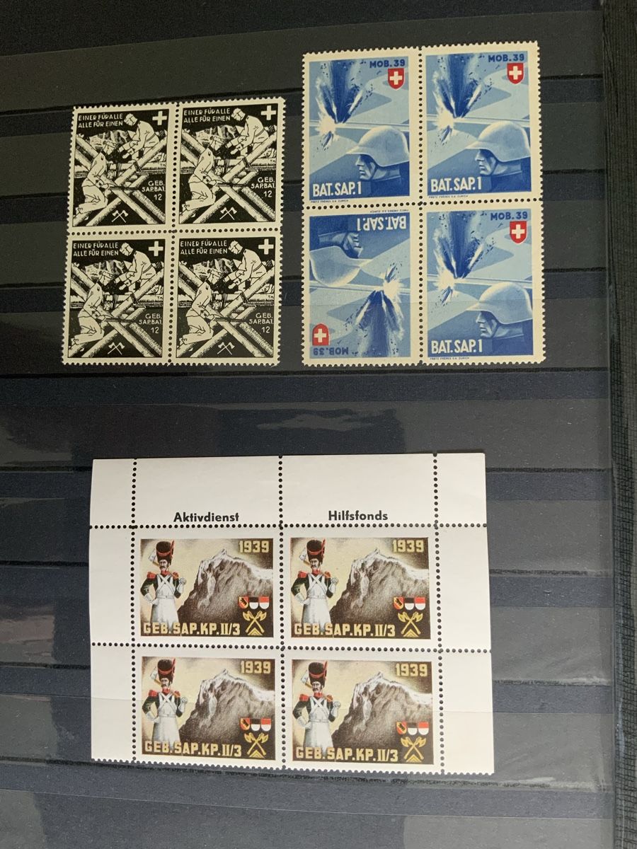 Tous les timbres: Soldatenmarken – Neuf (Voir description) à Binningen par chr_cr5n