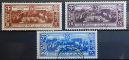 Ägypten Kat. 220-222 */gest. 1936