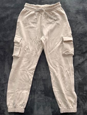 Pantalon cargo beige Zara, taille M, comme neuf
