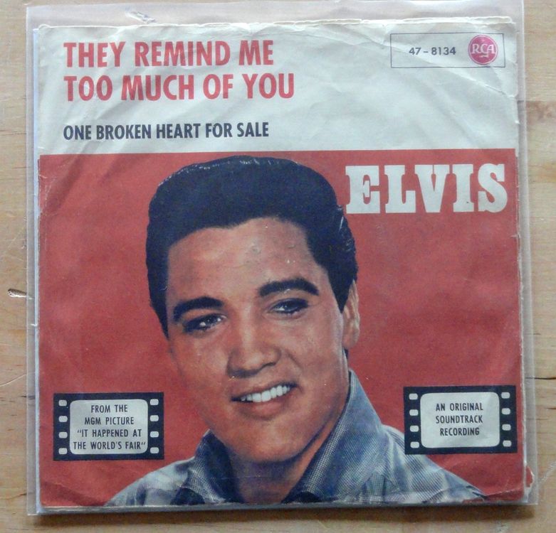 Si Elvis They Remind Me To Much Of You Rca 1963 Selten Kaufen Auf Ricardo