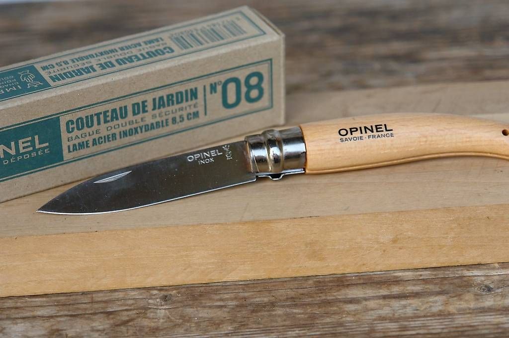 Opinel Accessori: Opinel Messer No. 8 in INOX mit Vendetta Klinge – Nuovo e nell'imballaggio originale da Ursenbach venduto da rekruten-shop 1
