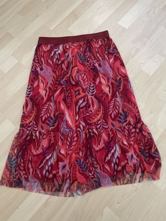 Street One Midi Jupe gr 38 unten mit Volant