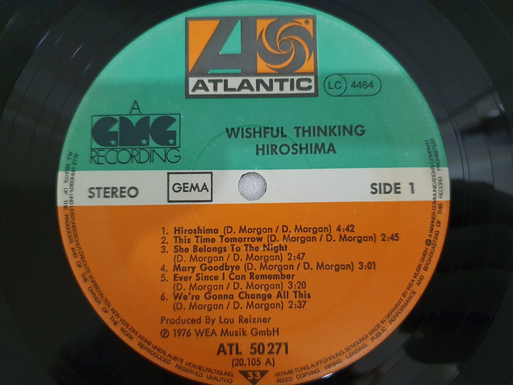 Dischi in vinile: Wishful Thinking – Hiroshima – Usato da Uster venduto da Vinyl-Leidenschaft 3