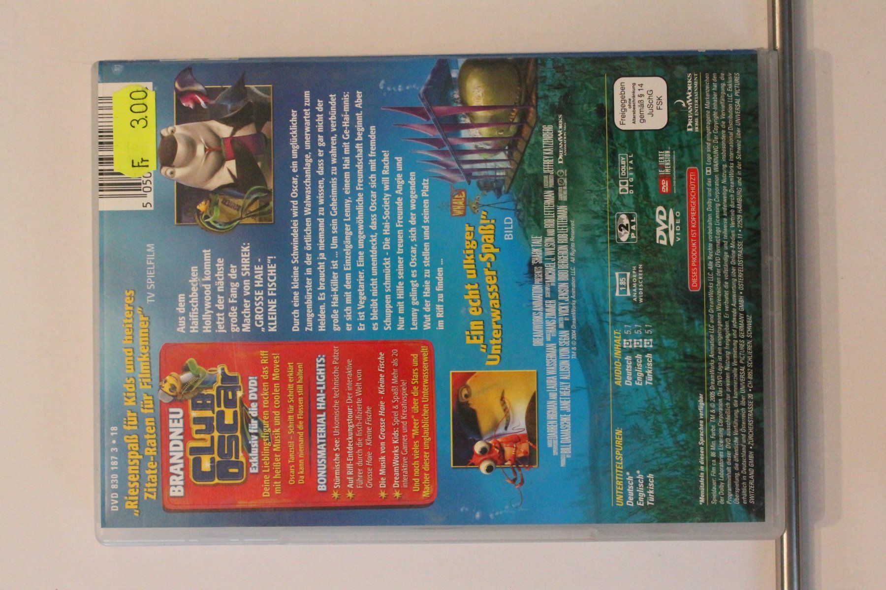 Tutti i DVDs: Grosse Haie - kleine Fische – Usato da Grenchen venduto da Manuel.We 1