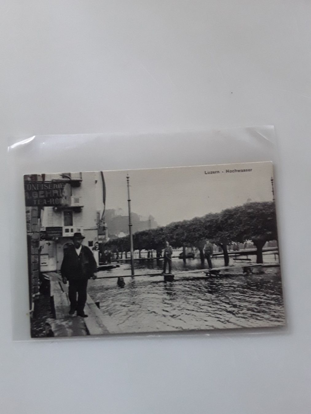 Cartoline postali: Hochwasser Luzern 1910 – Usato da Kriens venduto da Seppikem