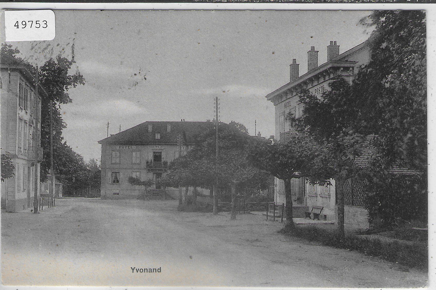 Cartoline postali: Yvonand - Interieur du village – Usato da Ettingen venduto da Kartenplanet